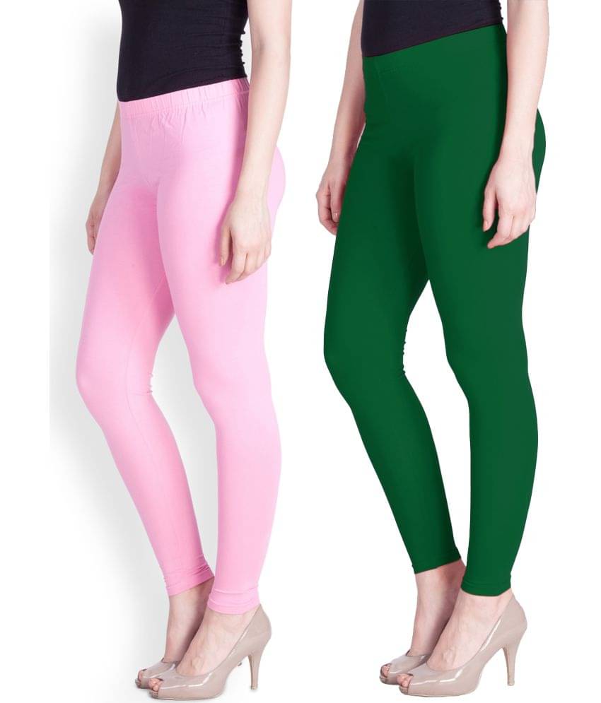     			LYRA - Multicolor Cotton Women's Churidar ( Pack of 2 )