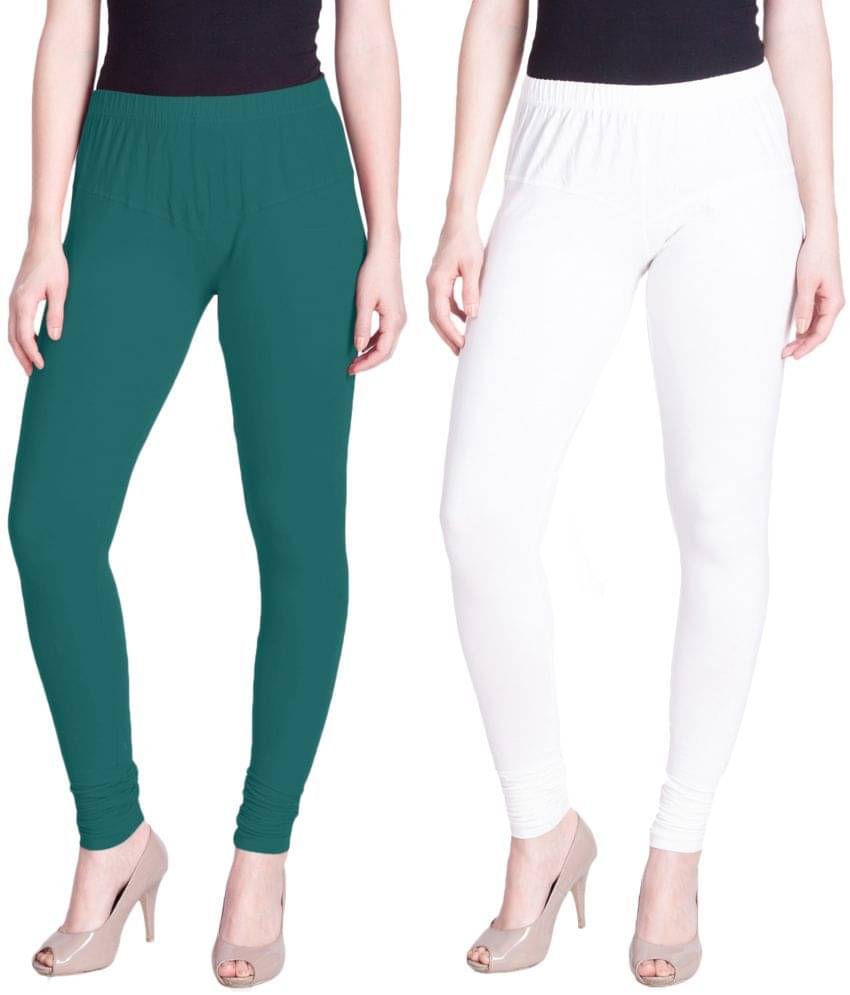     			LYRA - Multicolor Cotton Women's Leggings ( Pack of 2 )