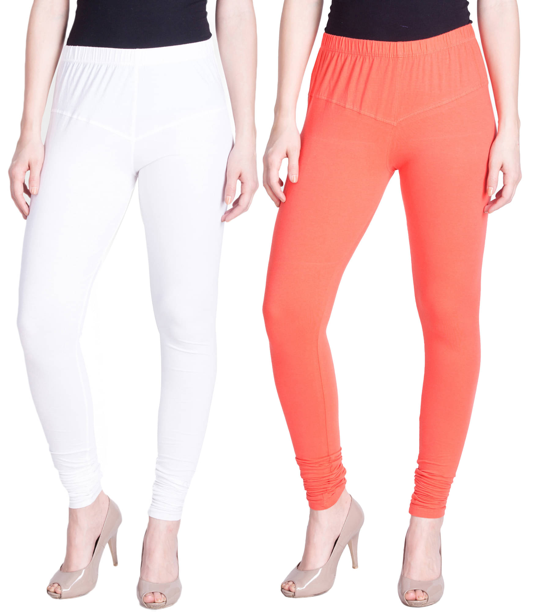     			LYRA - Multicolor Cotton Women's Leggings ( Pack of 2 )
