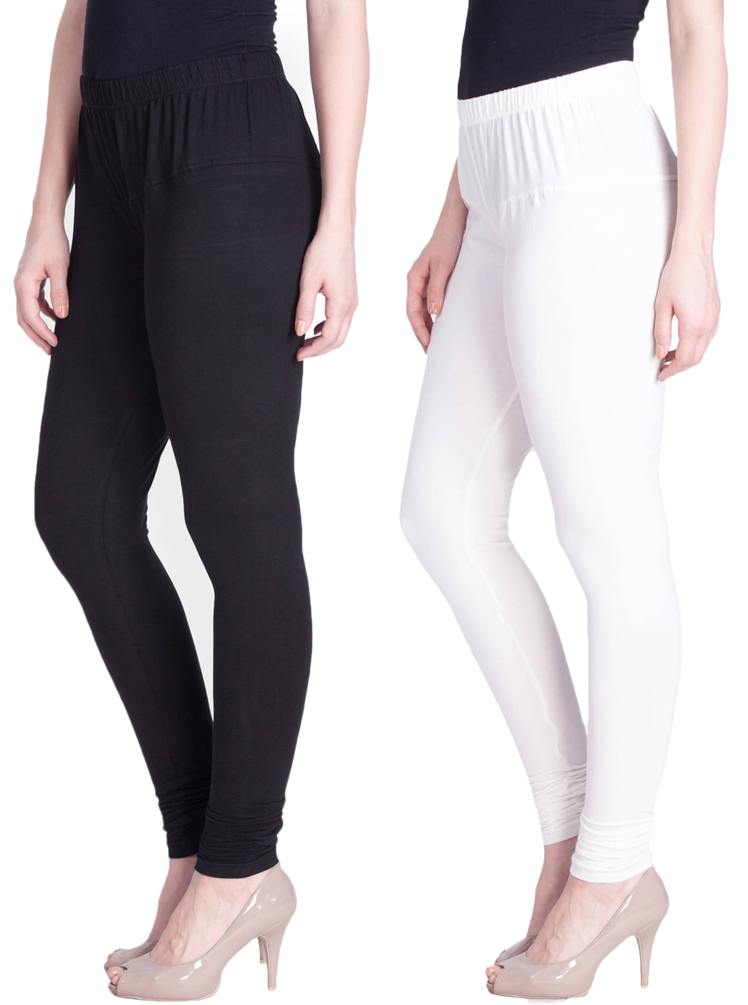     			LYRA - Multicolor Cotton Women's Leggings ( Pack of 2 )
