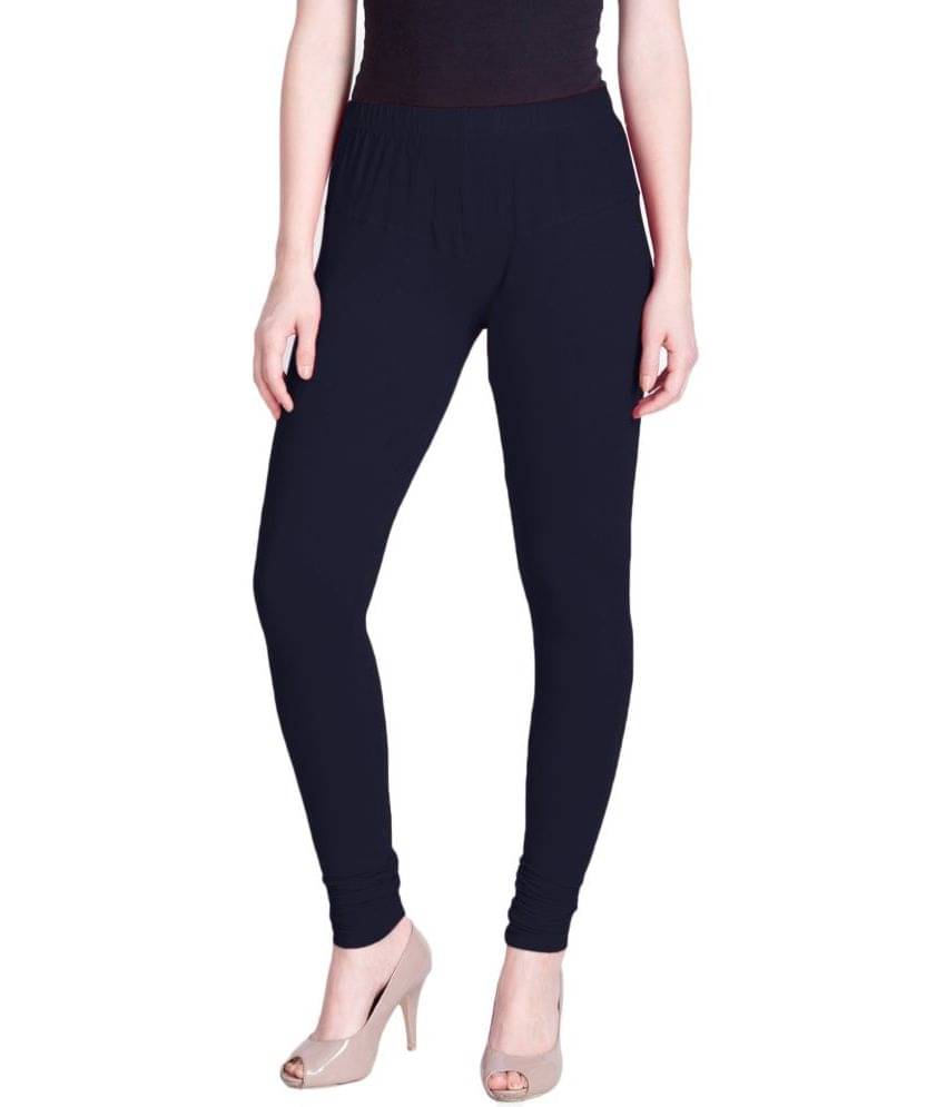     			Lux Lyra - Blue Cotton Women's Leggings ( Pack of 1 )