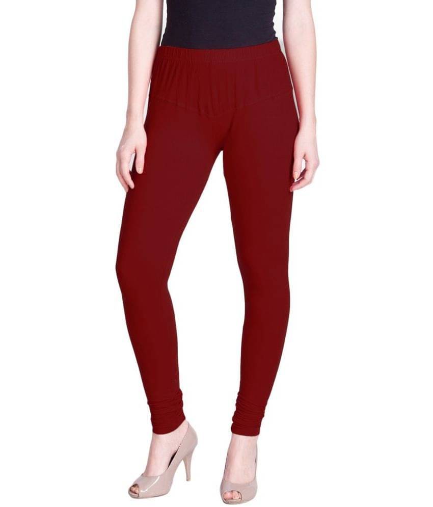     			Lux Lyra - Maroon Cotton Women's Leggings ( Pack of 1 )