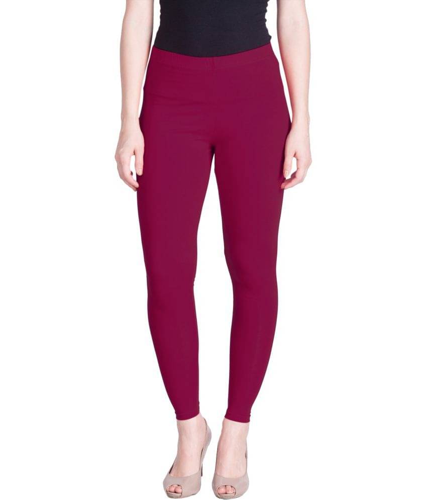     			Lux Lyra - Pink Cotton Women's Leggings ( Pack of 1 )