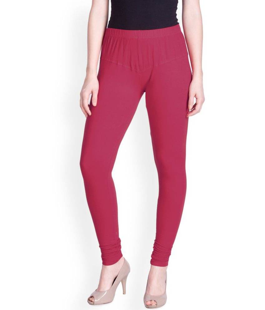     			Lux Lyra - Red Cotton Women's Leggings ( Pack of 1 )