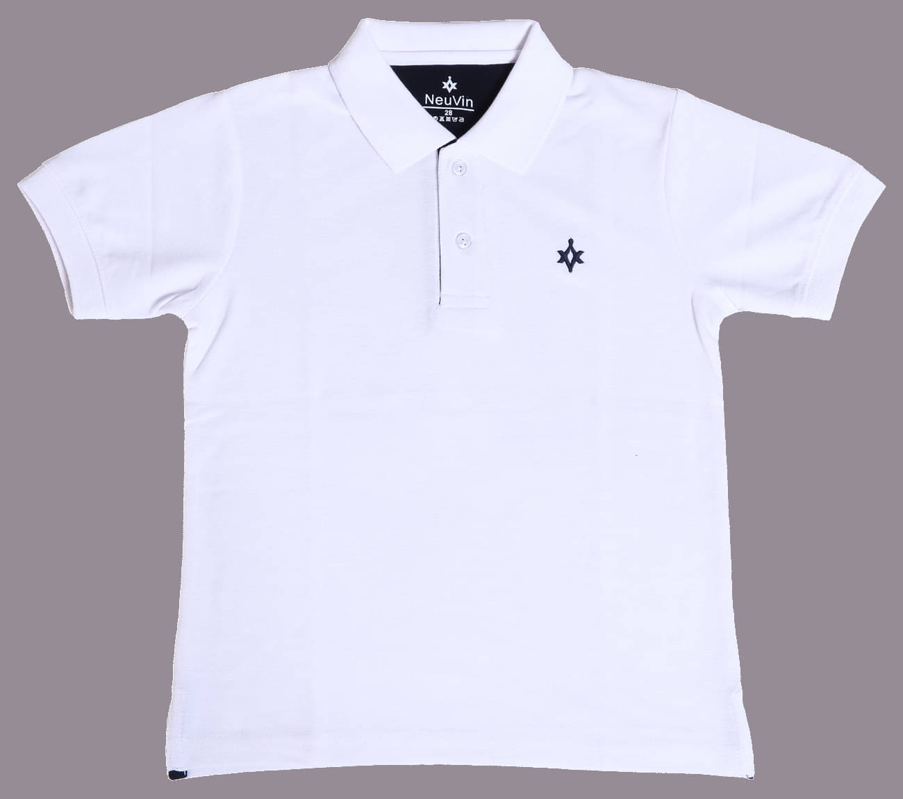     			NEUVIN Pack of 1 Baby Boys Cotton Blend Polo T-Shirt ( White )