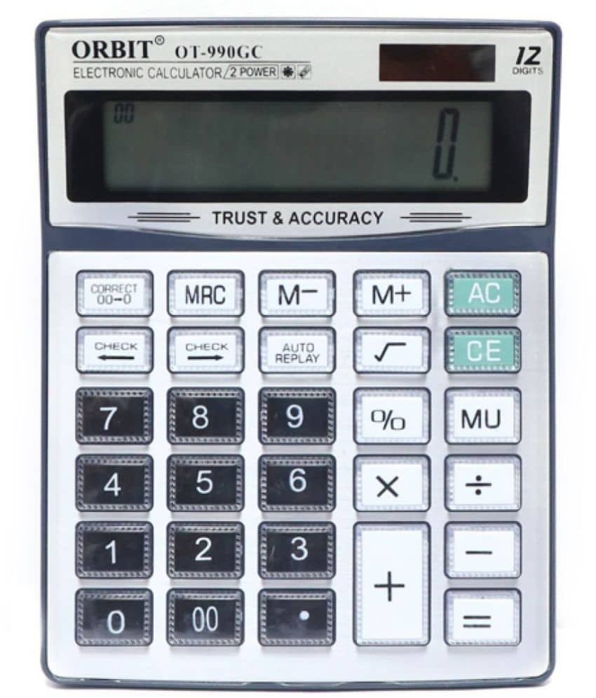 ORBIT CK - 12 Digits Basic Calculator
