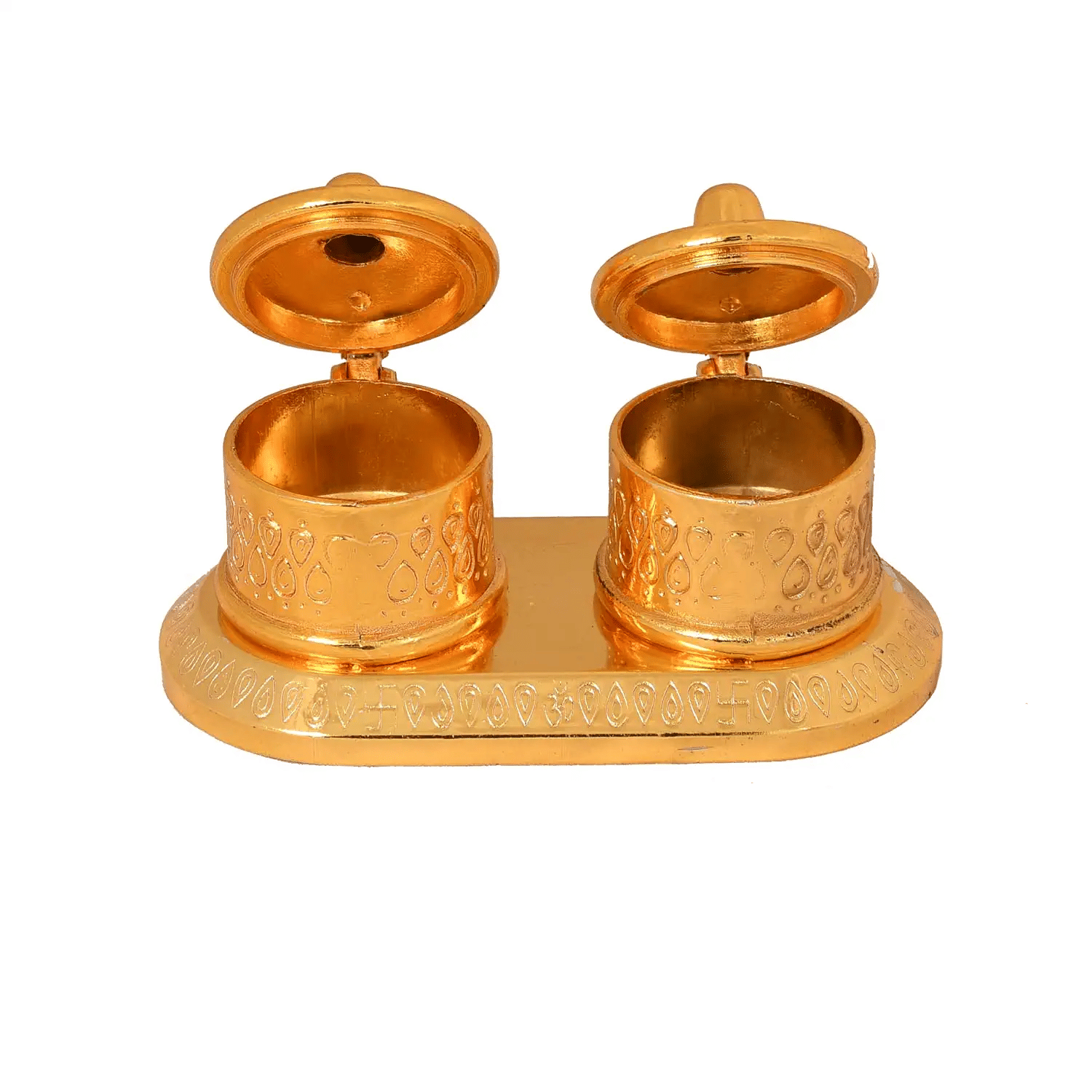     			PAYSTORE - Aluminium Kumkum Box 10 ( Pack of 1 )