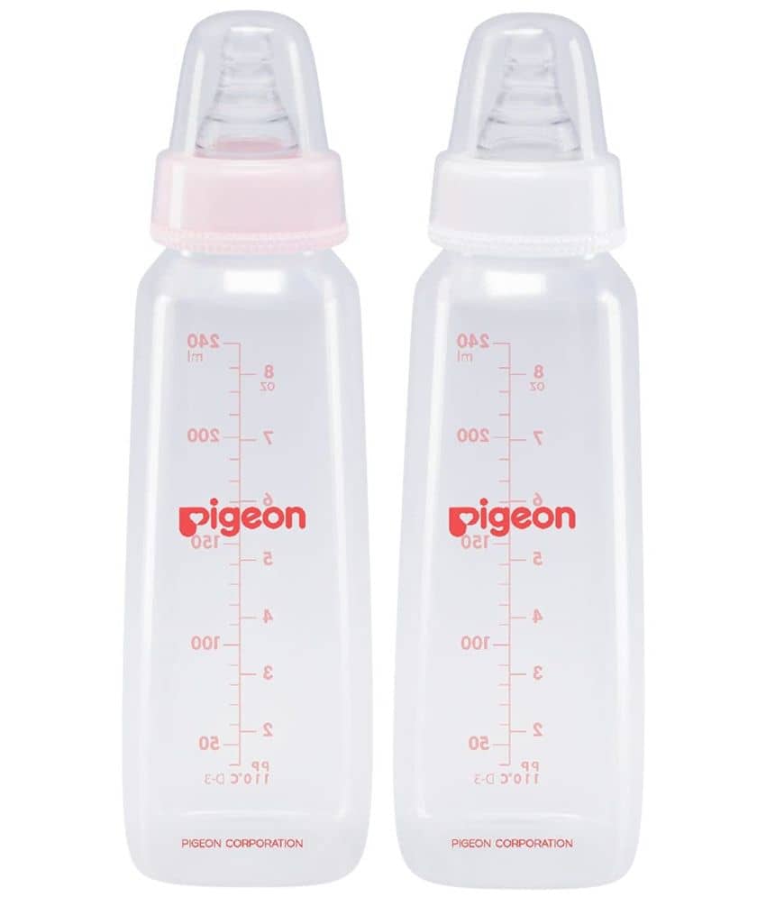 Pigeon - 240 Pink Feeding Bottle ( Pack of 2 )