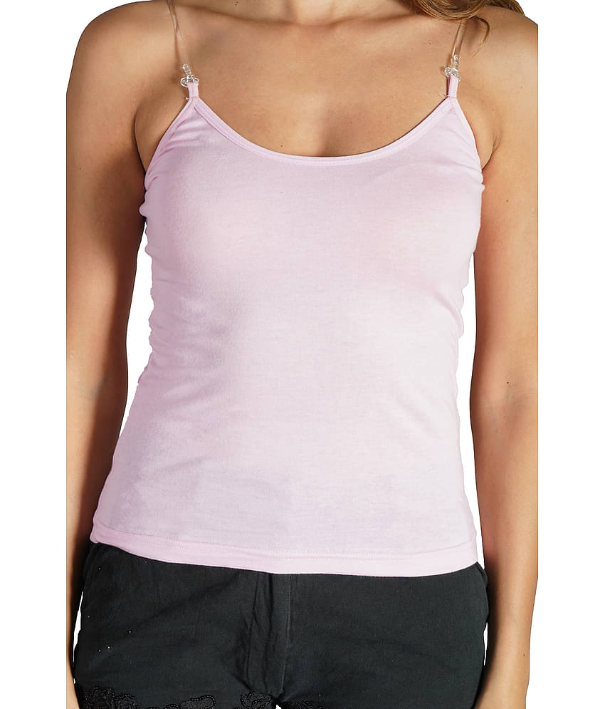 RC. ROYAL CLASS Cotton Camisoles - Pink Single
