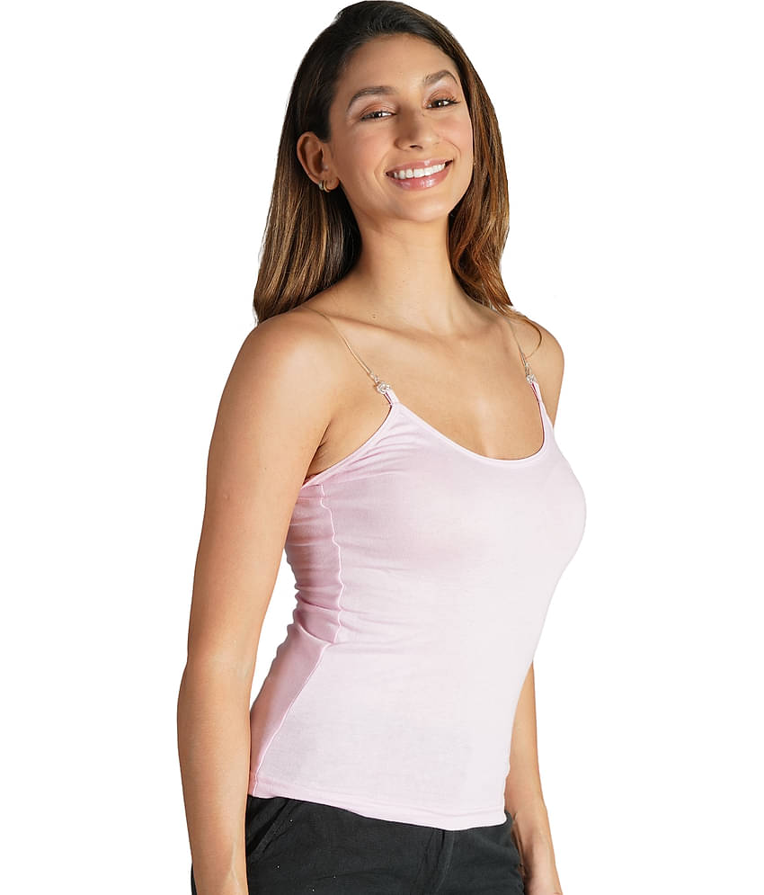 RC. ROYAL CLASS Cotton Camisoles - Pink Single