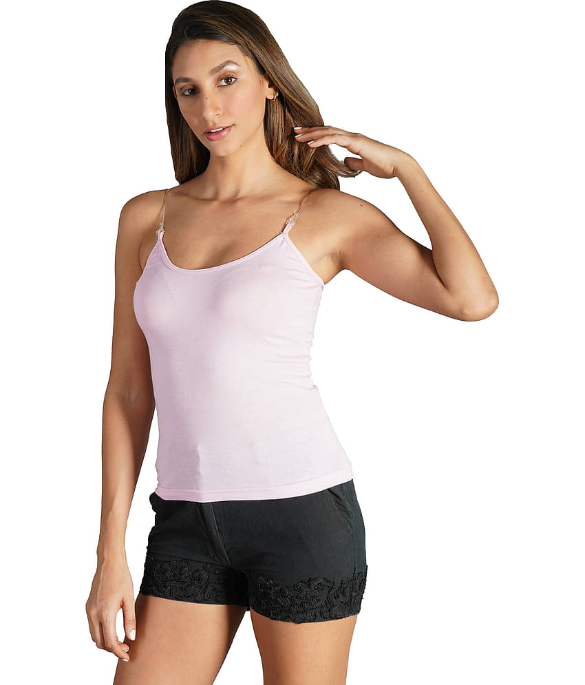 RC. ROYAL CLASS Cotton Camisoles - Pink Single