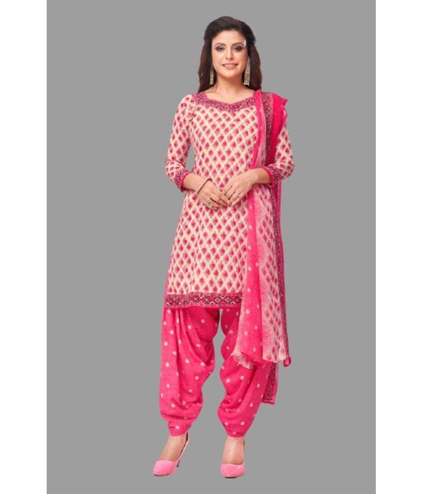 SIMMU - Unstitched Multicolor Crepe Dress Material ( Pack of 1 ) SIMMU - Unstitched Multicolor Crepe Dress Material ( Pack of 1 )