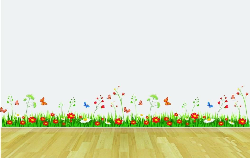 Asmi Collection Beautiful Butterfly on Grass Wall Sticker ( 40 x 130 cms ) Asmi Collection Beautiful Butterfly on Grass Wall Sticker ( 40 x 130 cms )