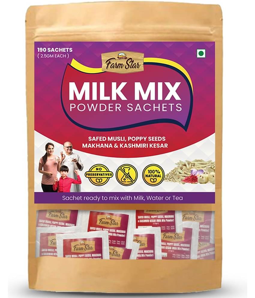 Farm Star Safed Musli khus-khus Instant Mix 475 gm