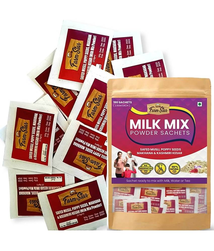 Farm Star Safed Musli khus-khus Instant Mix 475 gm