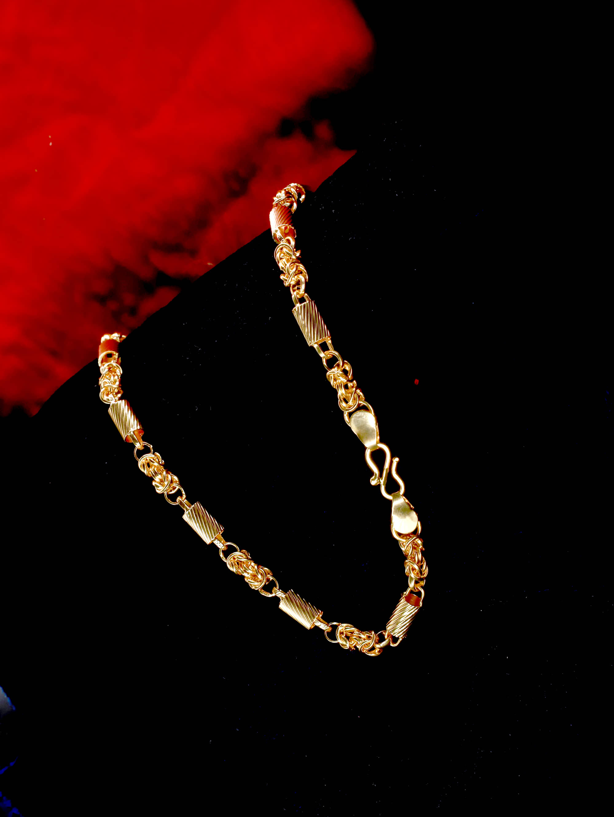 KRIMO Gold Plated Brass Chain ( Pack of 1 )