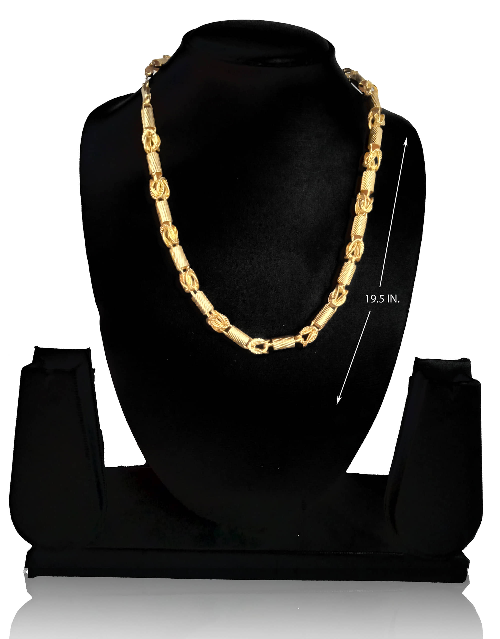 KRIMO Gold Plated Brass Chain ( Pack of 1 )