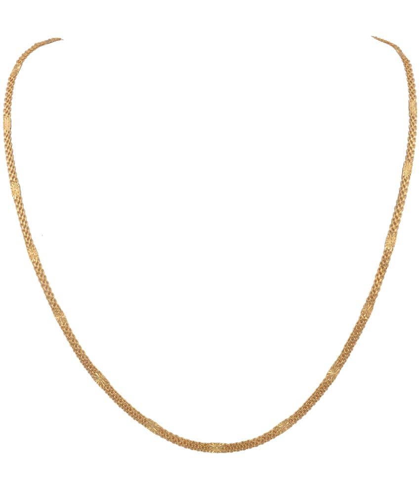 KRIMO - Gold Plated Chain ( Pack of 1 )