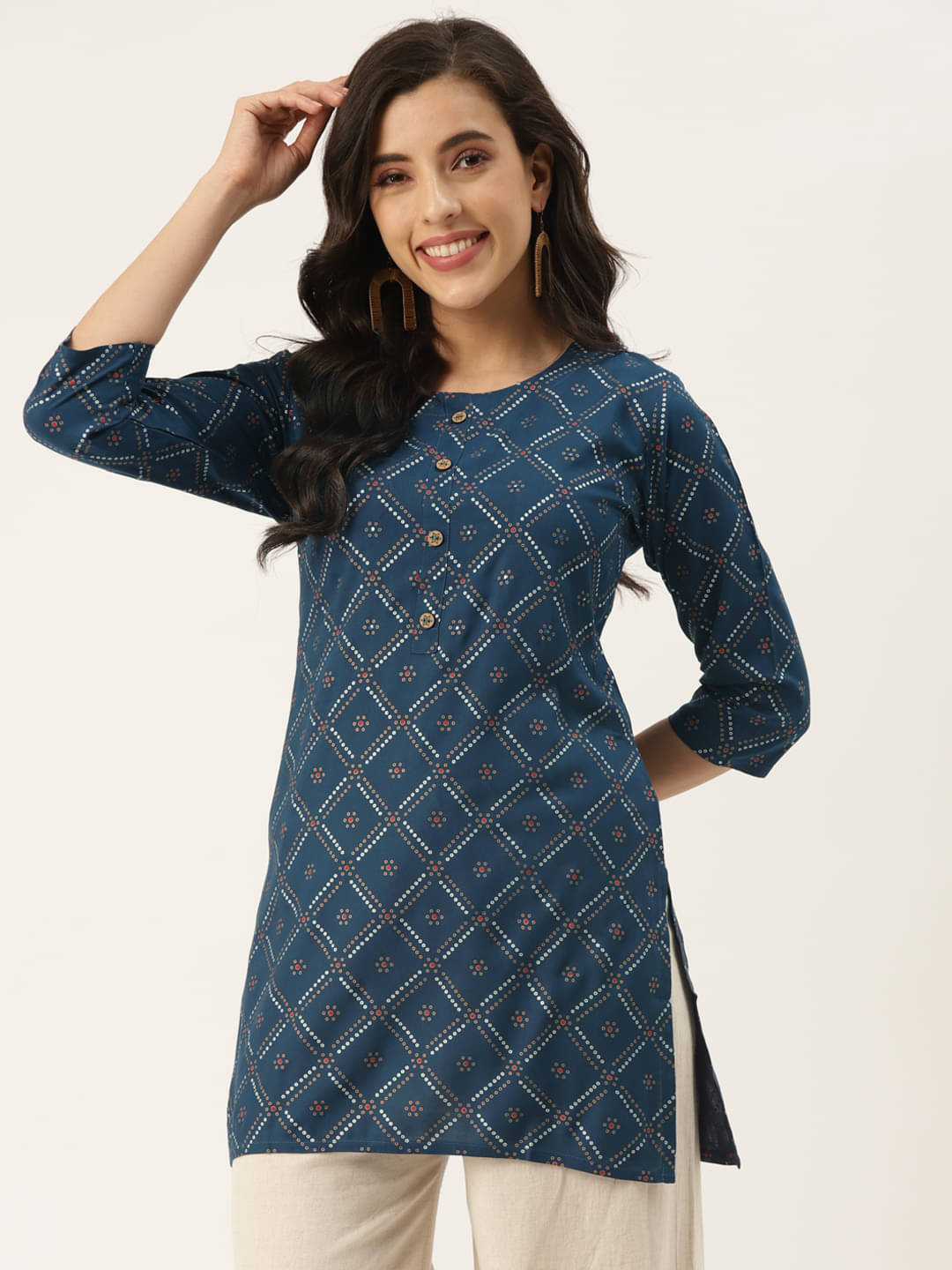 Rayon Short Kurti For Women (Pack of 1) Rayon Short Kurti For Women (Pack of 1)