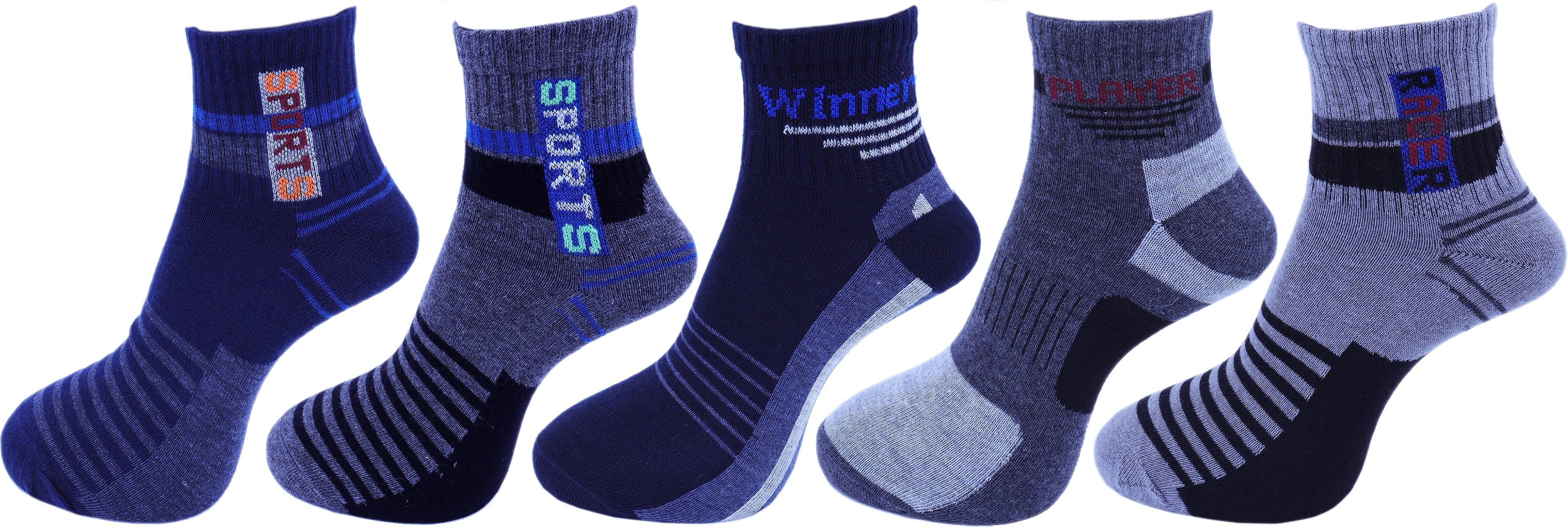     			RC. ROYAL CLASS - Cotton Men's Colorblock Multicolor Mid Length Socks ( Pack of 5 )