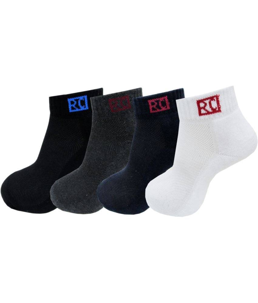 RC. ROYAL CLASS - Cotton Men's Self Design Multicolor Low Cut Socks ( Pack of 4 ) RC. ROYAL CLASS - Cotton Men's Self Design Multicolor Low Cut Socks ( Pack of 4 )