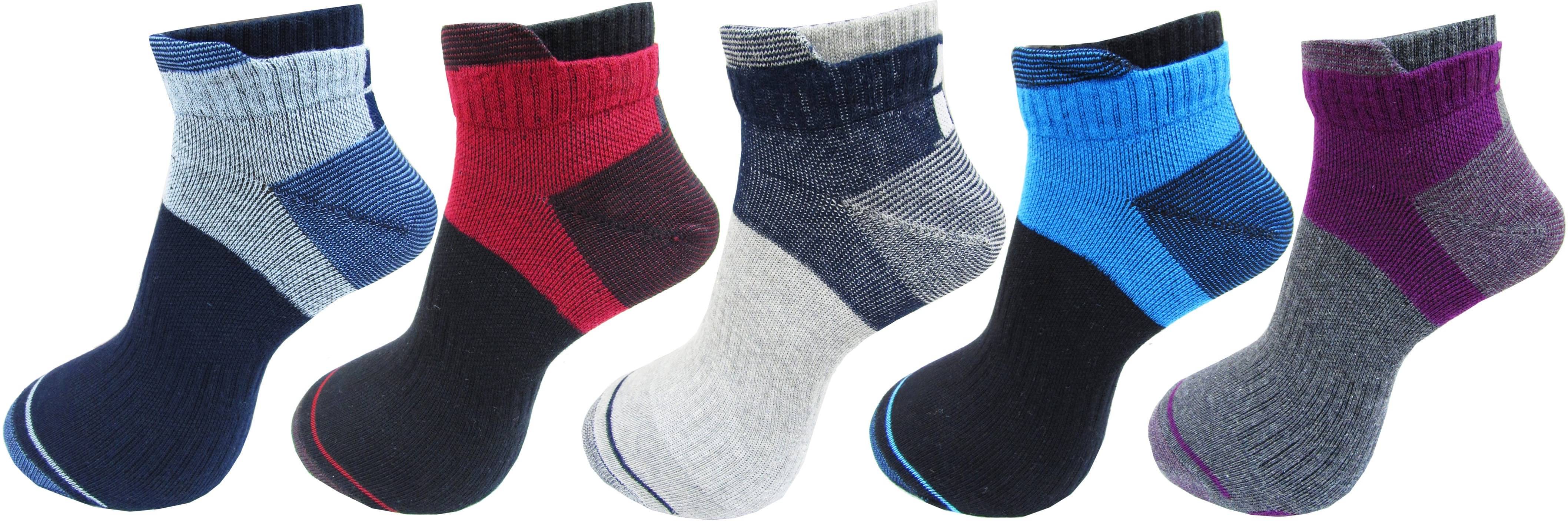     			RC. ROYAL CLASS - Cotton Men's Colorblock Multicolor Low Cut Socks ( Pack of 5 )