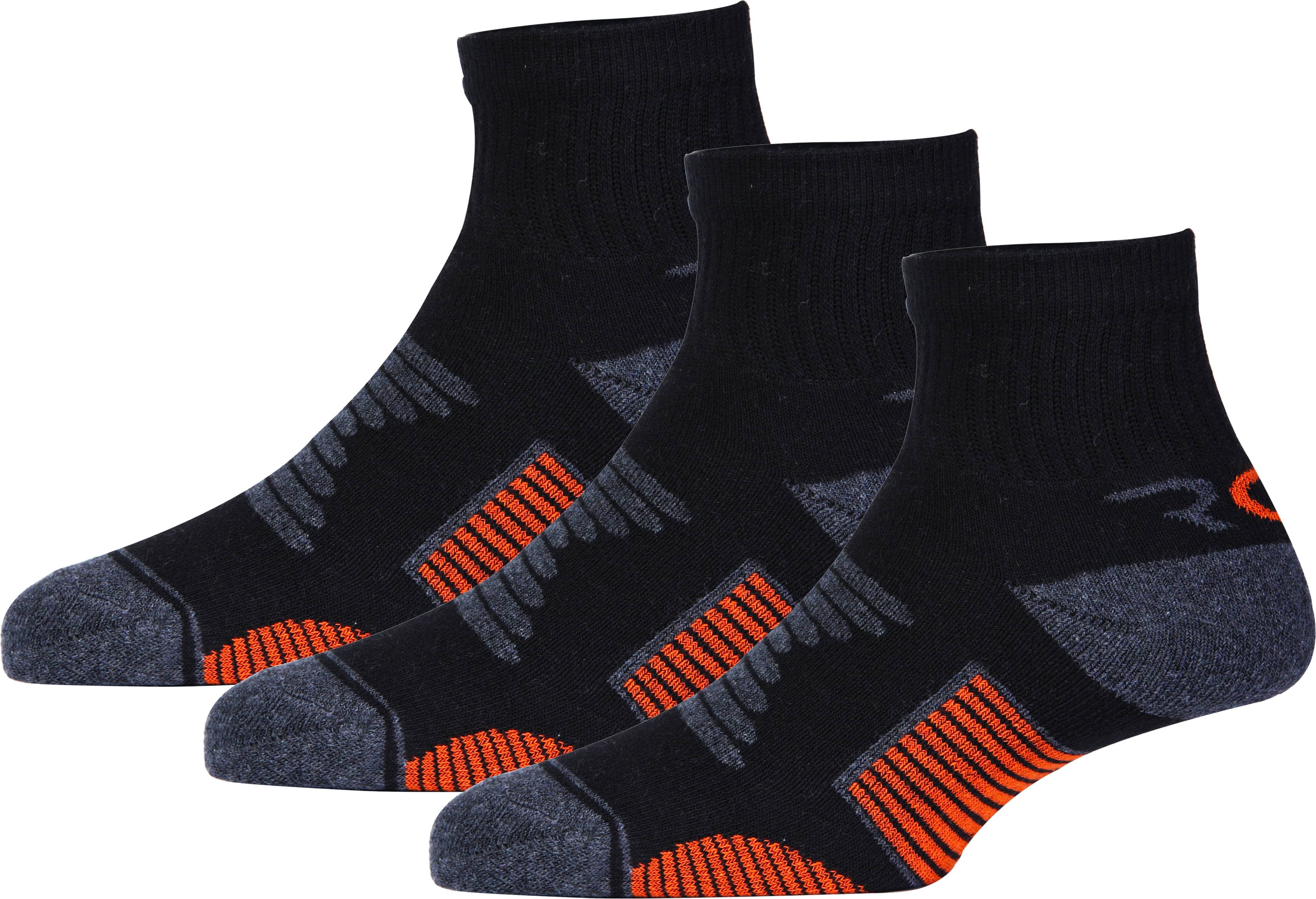     			RC. ROYAL CLASS - Cotton Men's Colorblock Black Ankle Length Socks ( Pack of 3 )