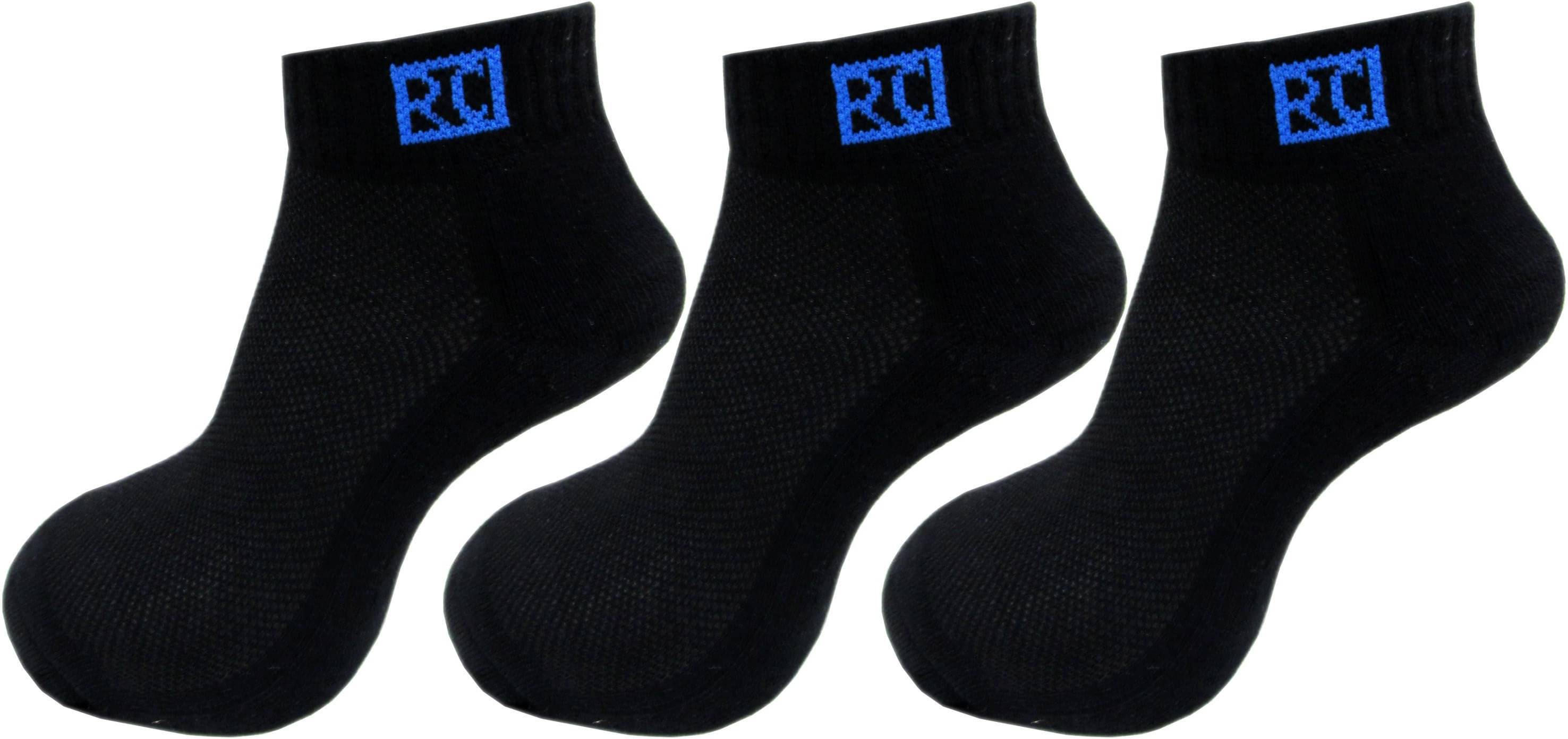 RC. ROYAL CLASS - Cotton Men's Self Design Black Low Cut Socks ( Pack of 3 )     			RC. ROYAL CLASS - Cotton Men's Self Design Black Low Cut Socks ( Pack of 3 )