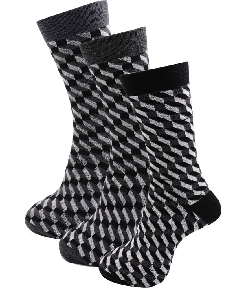     			RC. ROYAL CLASS - Cotton Men's Self Design Multicolor Mid Length Socks ( Pack of 3 )