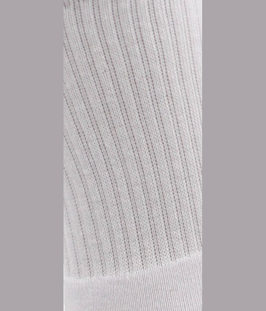 RC. ROYAL CLASS - Cotton Men's Solid White Mid Length Socks ( Pack of 3 )