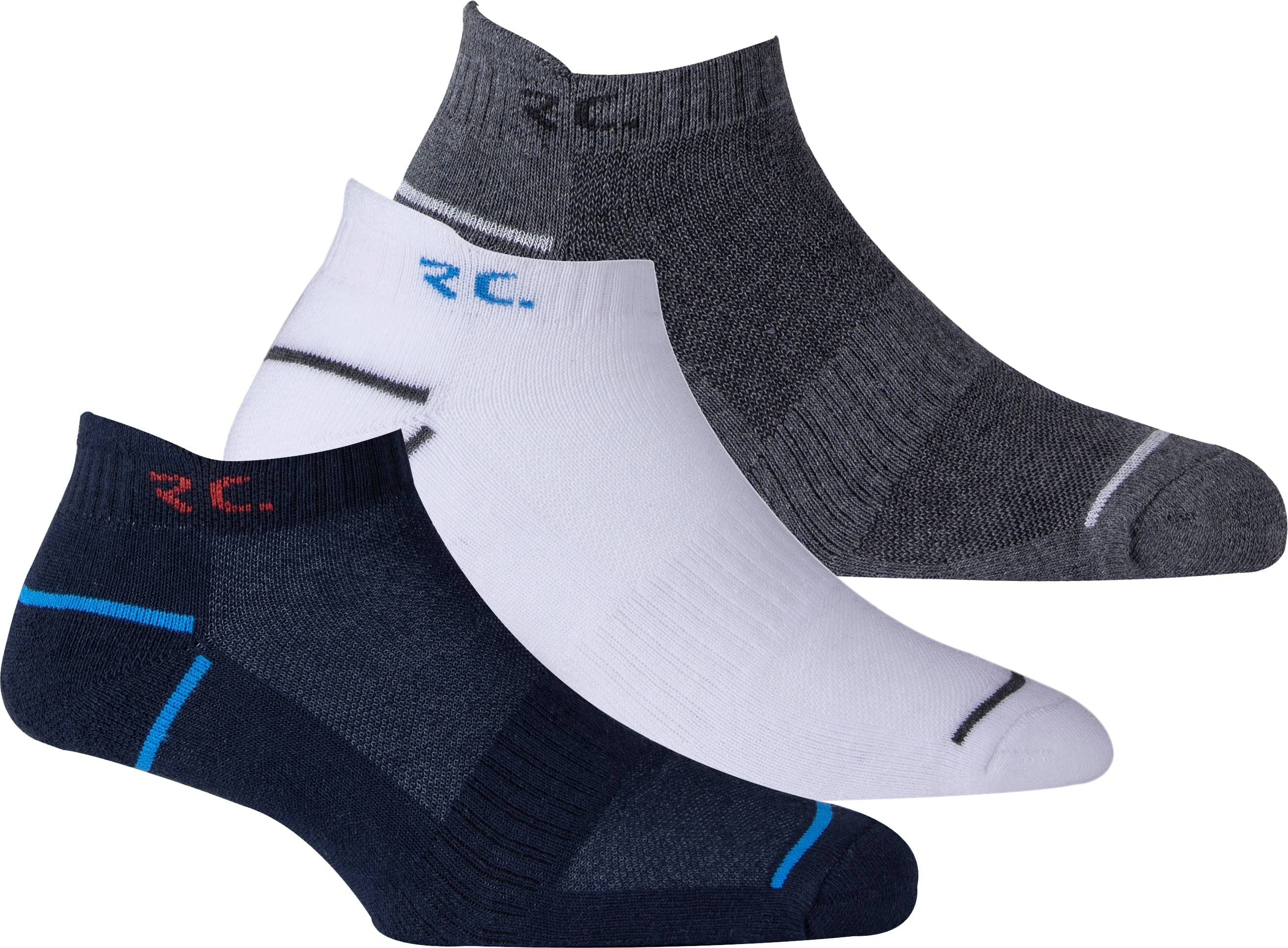     			RC. ROYAL CLASS - Cotton Men's Self Design Multicolor Ankle Length Socks ( Pack of 3 )