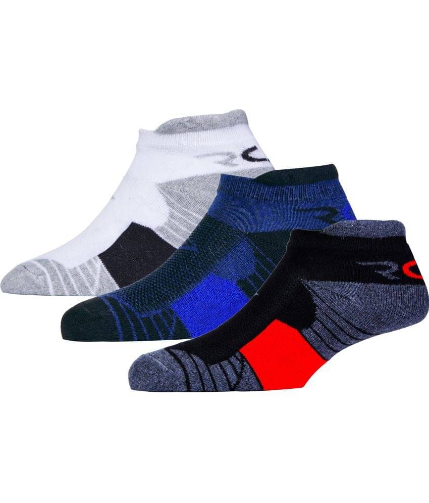 RC. ROYAL CLASS - Cotton Men's Colorblock Multicolor Low Cut Socks ( Pack of 3 )     			RC. ROYAL CLASS - Cotton Men's Colorblock Multicolor Low Cut Socks ( Pack of 3 )