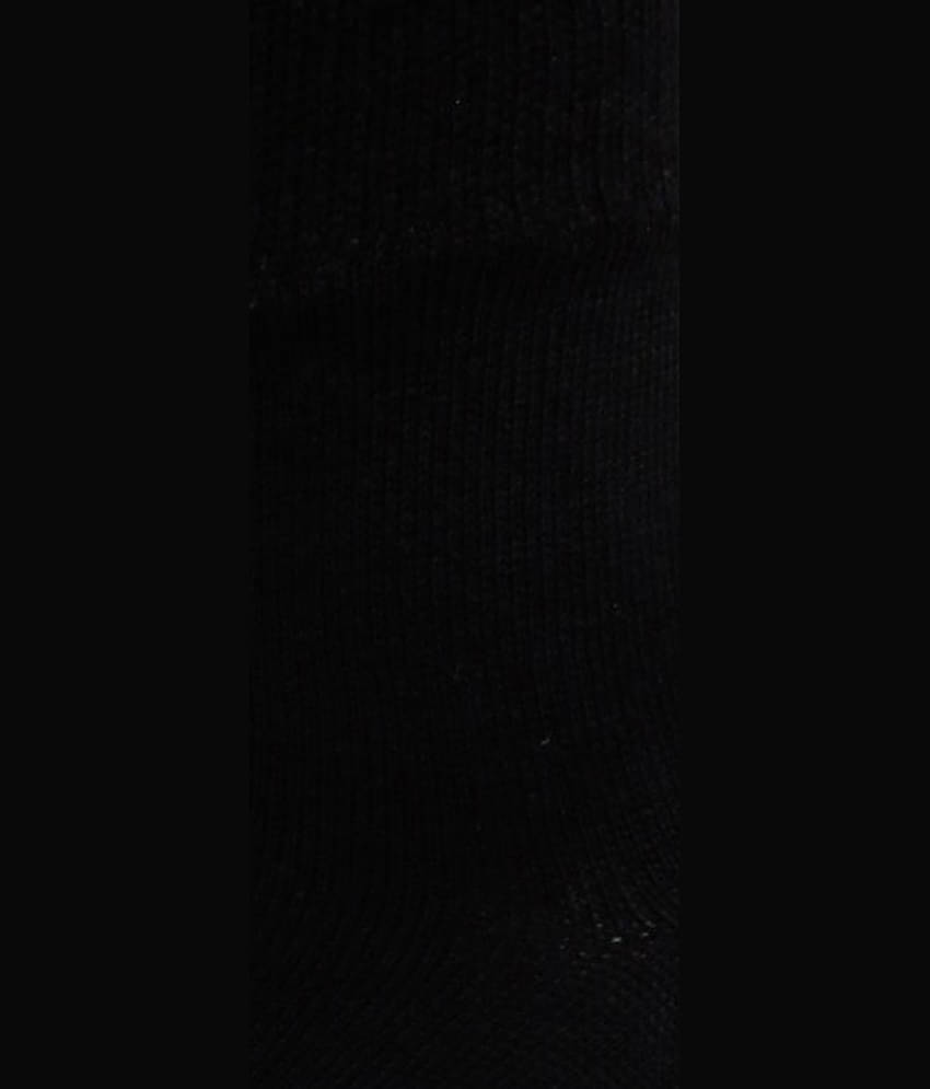 RC. ROYAL CLASS - Cotton Men's Solid Black Ankle Length Socks ( Pack of 3 )