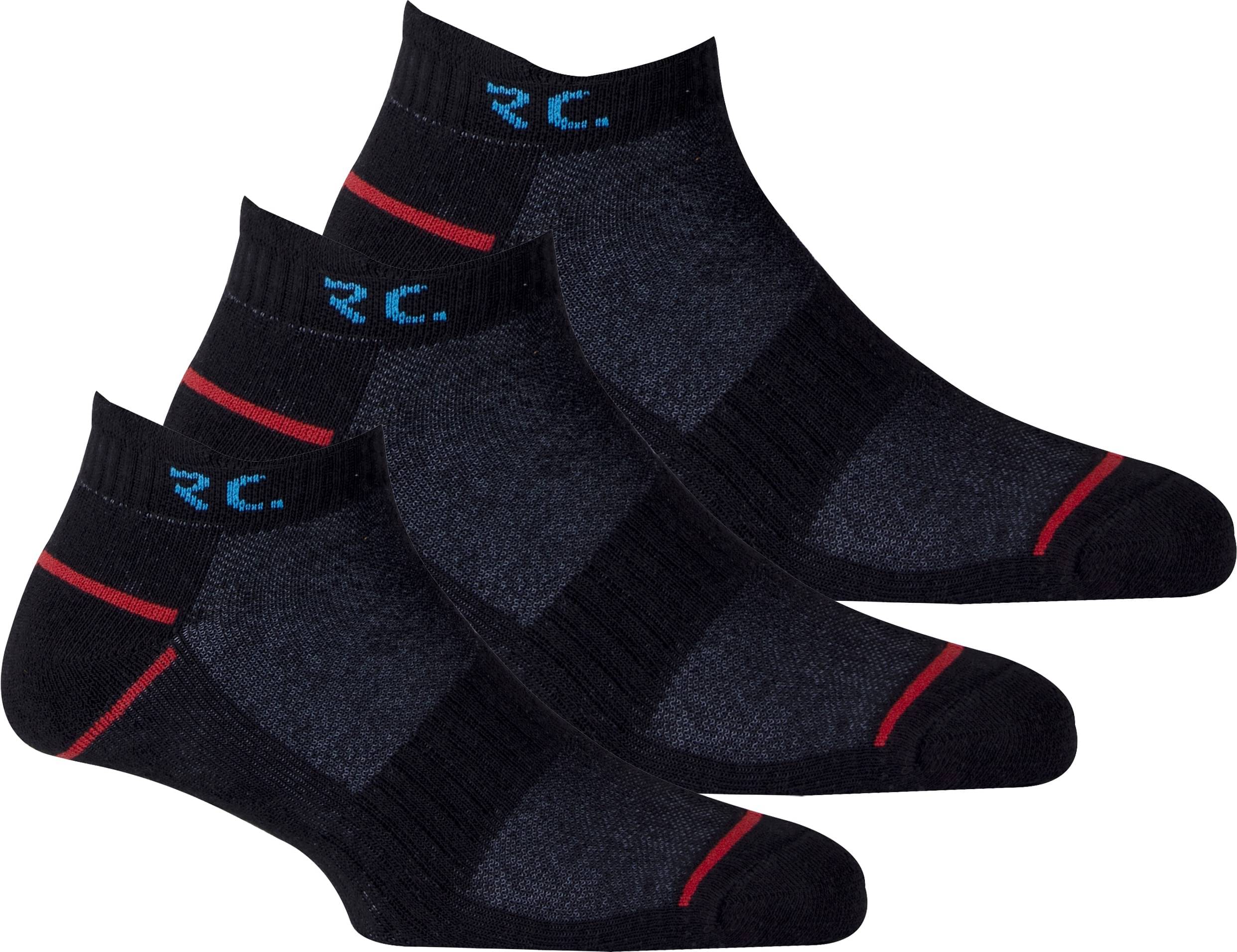 RC. ROYAL CLASS - Cotton Men's Striped Black Low Cut Socks ( Pack of 3 ) RC. ROYAL CLASS - Cotton Men's Striped Black Low Cut Socks ( Pack of 3 )