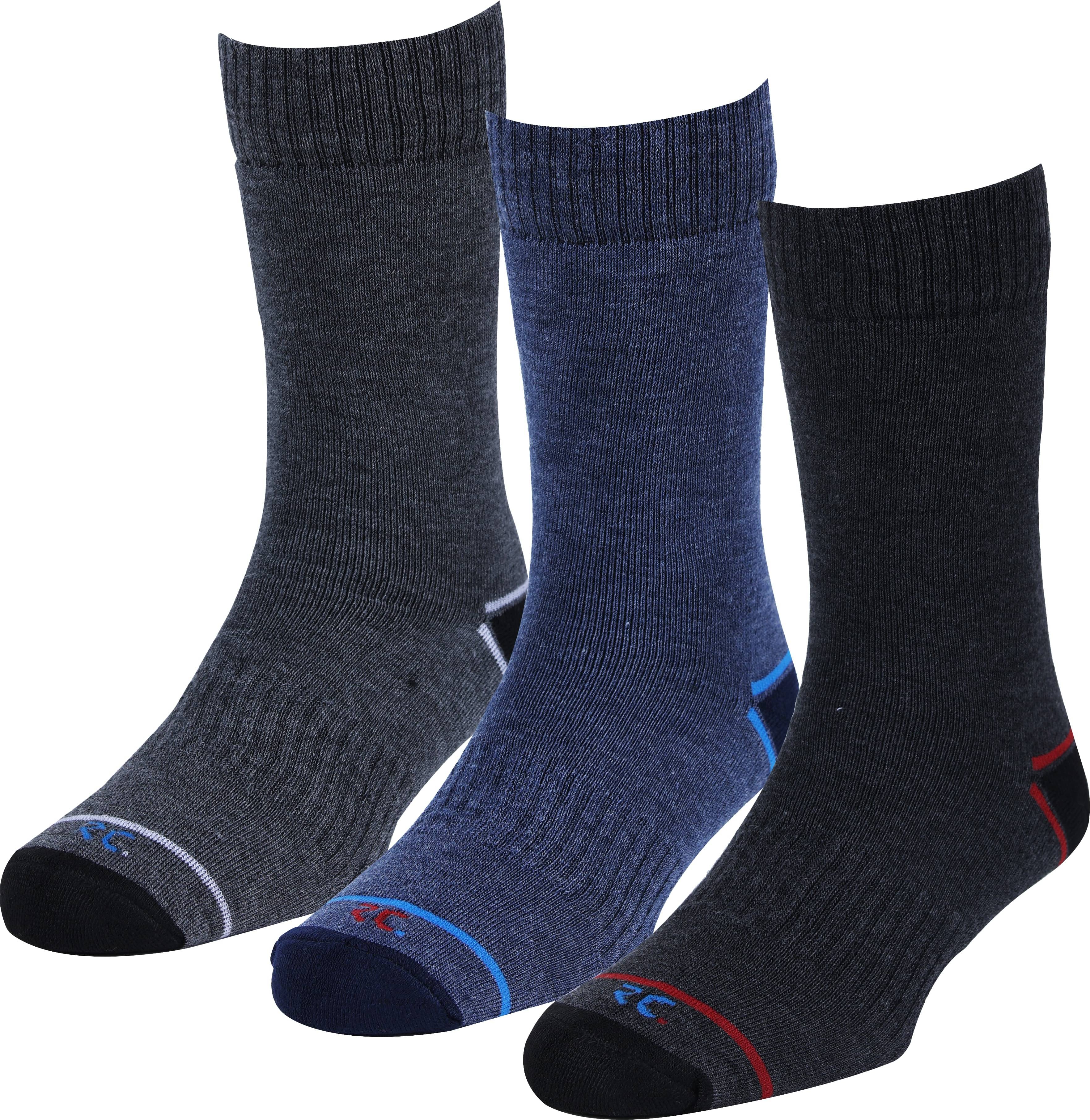 RC. ROYAL CLASS - Woollen Men's Striped Multicolor Mid Length Socks ( Pack of 3 ) RC. ROYAL CLASS - Woollen Men's Striped Multicolor Mid Length Socks ( Pack of 3 )