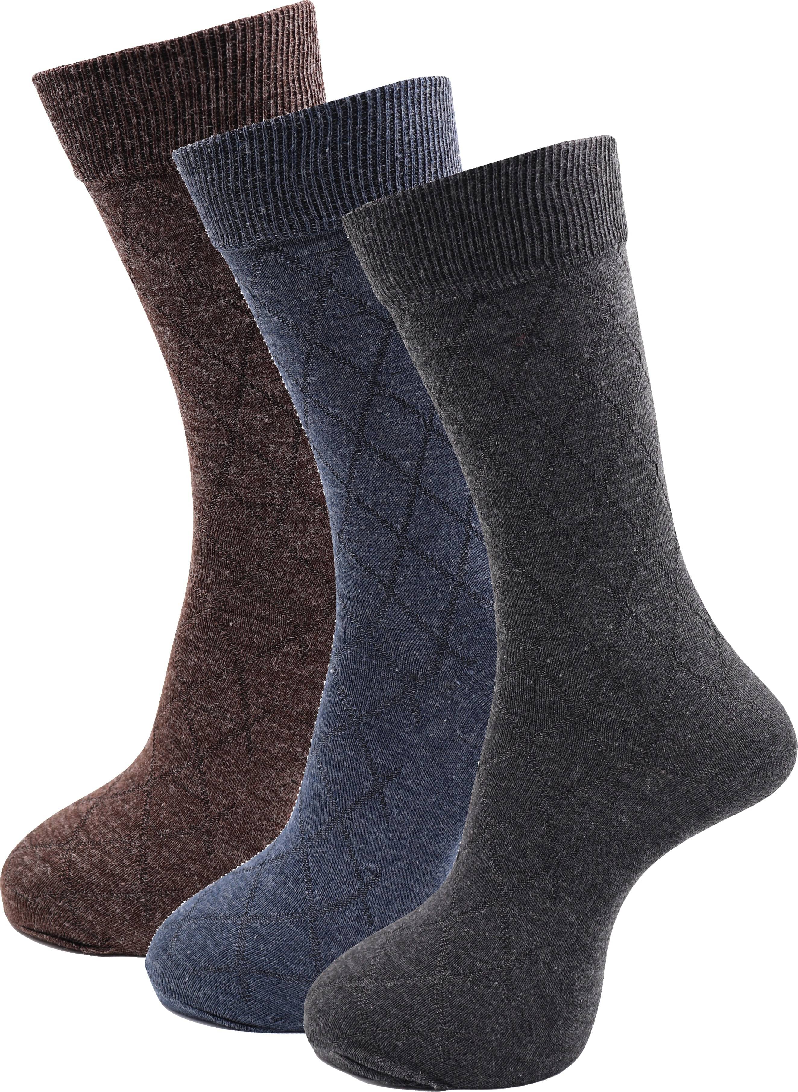 RC. ROYAL CLASS - Woollen Men's Self Design Multicolor Mid Length Socks ( Pack of 3 ) RC. ROYAL CLASS - Woollen Men's Self Design Multicolor Mid Length Socks ( Pack of 3 )