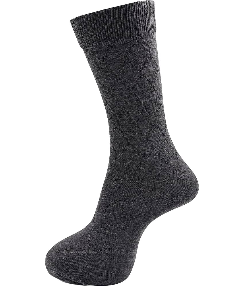 RC. ROYAL CLASS - Woollen Men's Self Design Multicolor Mid Length Socks ( Pack of 3 )