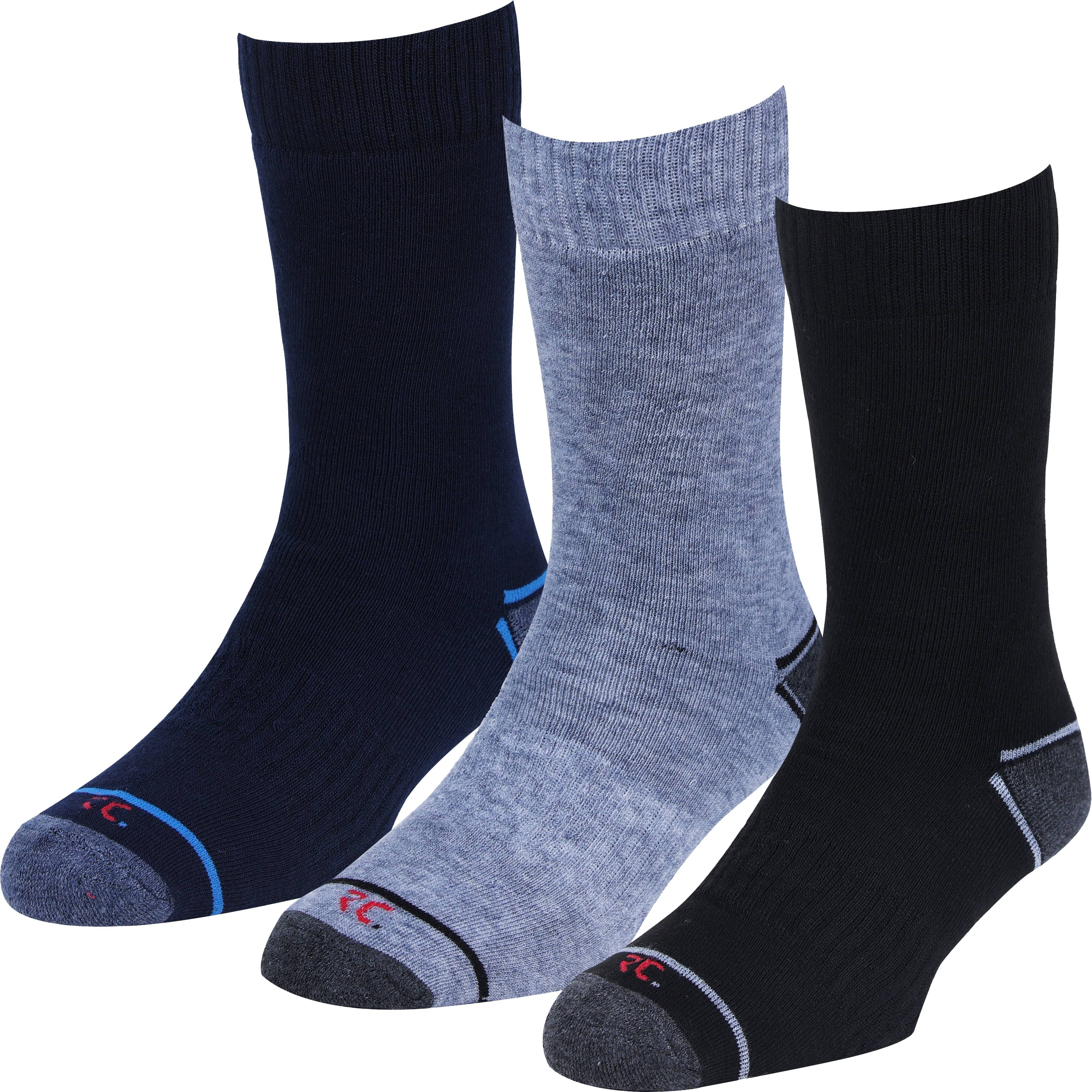     			RC. ROYAL CLASS - Woollen Men's Striped Multicolor Mid Length Socks ( Pack of 3 )