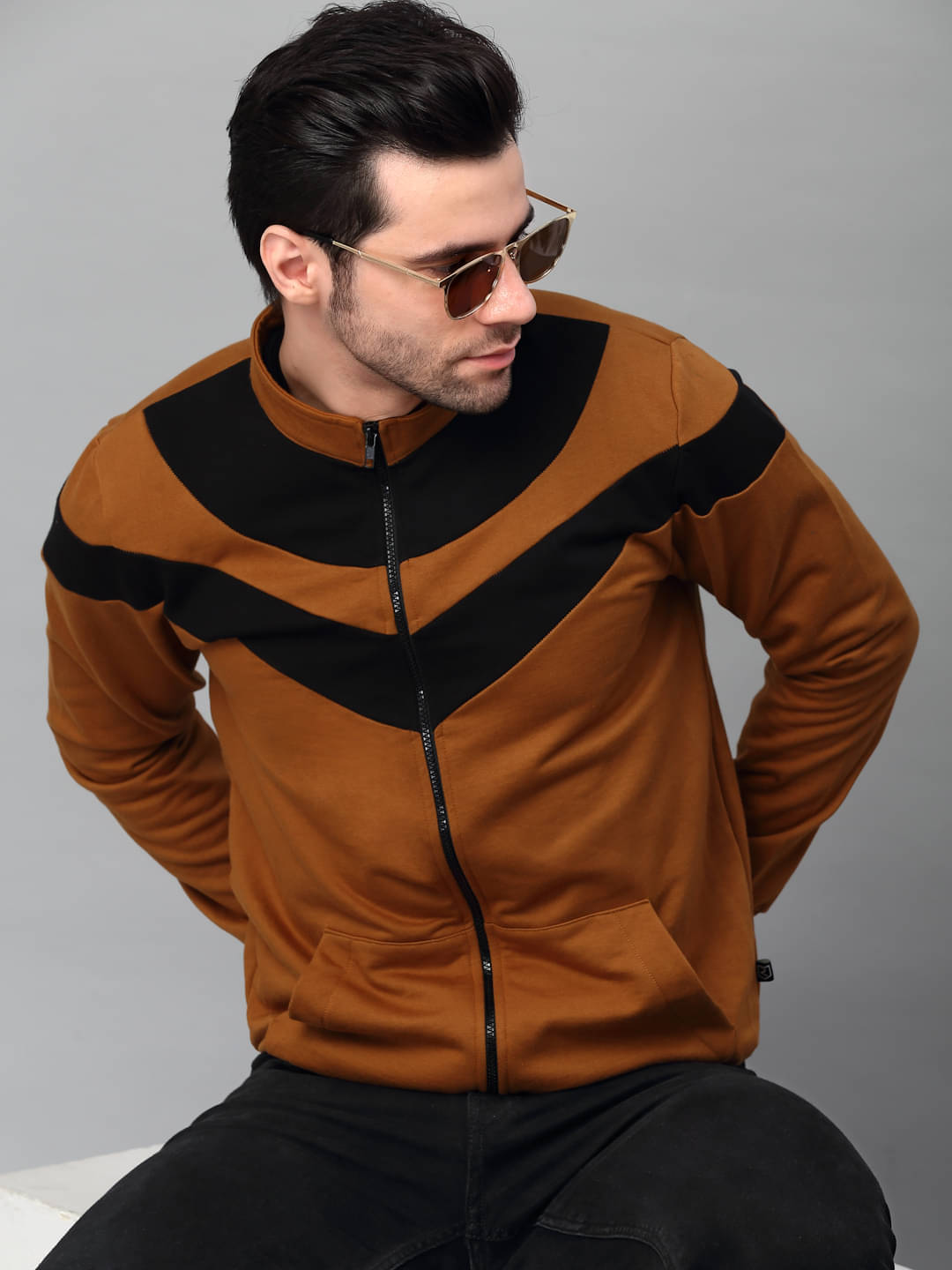 Rigo - Brown Fleece Regular Fit Men's Casual Jacket ( Pack of 1 ) Rigo - Brown Fleece Regular Fit Men's Casual Jacket ( Pack of 1 )