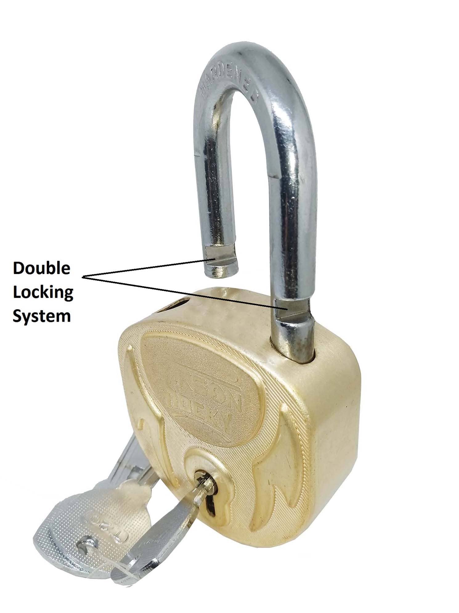 Super premium quality lock for home , room , house , door  and multi-purpose , Size 67 MM , Double Locking System