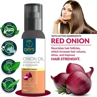 7 days - Anti Hair Fall Onion Oil 120 ml ( Pack of 1 )