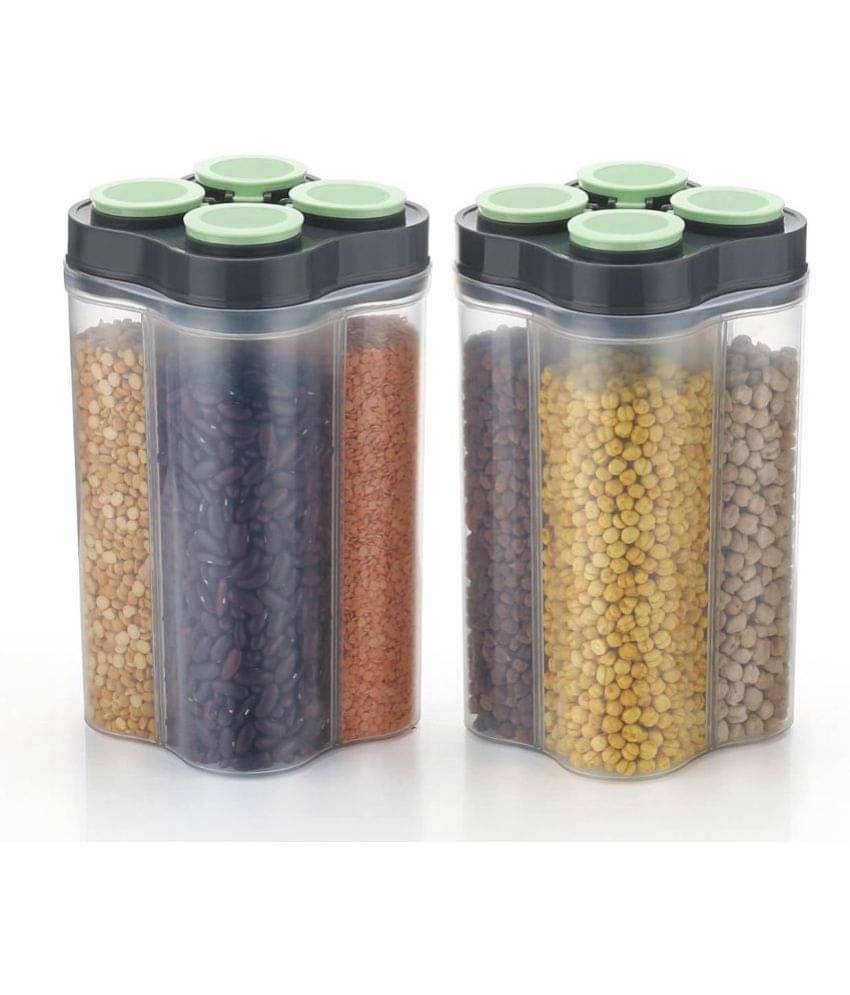     			Analog kitchenware - Polyproplene Green Food Container ( Set of 2 - 2500 )