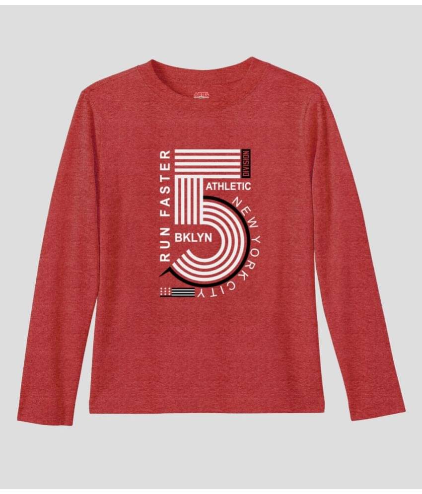     			Ariel Pack of 1 Boys Cotton Blend T-Shirt ( Brown )