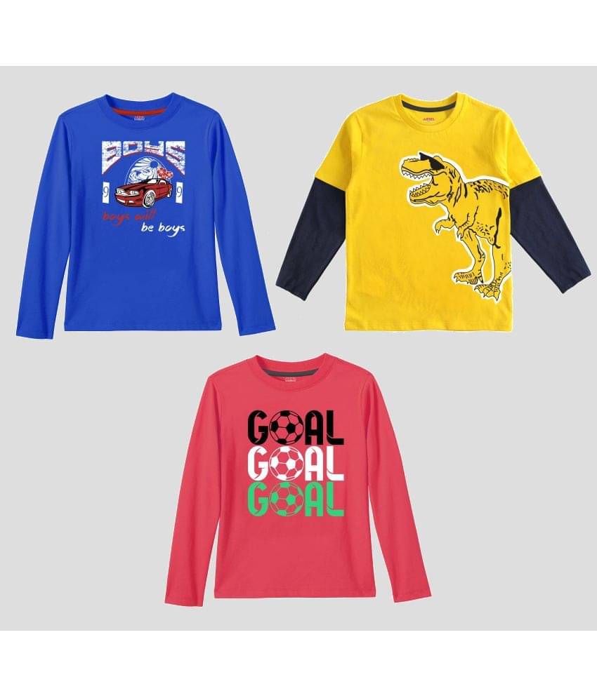     			Ariel Pack of 1 Boys Cotton Blend T-Shirt ( Multicolor )