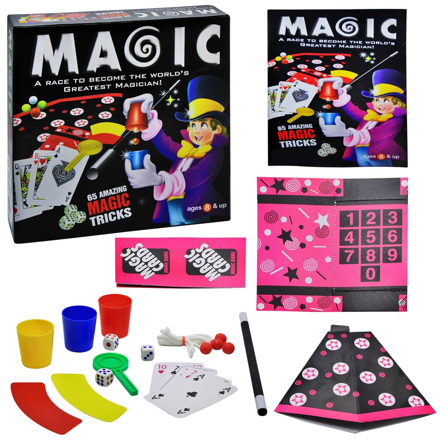     			Ekta Magic 65 Amaging Magic Tricks Kit Party & Fun Games for Kids