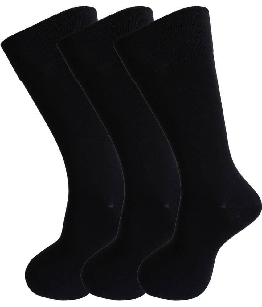 RC. ROYAL CLASS - Cotton Men's Solid Black Mid Length Socks ( Pack of 3 ) - Socks | Buy online on ZillyBuy