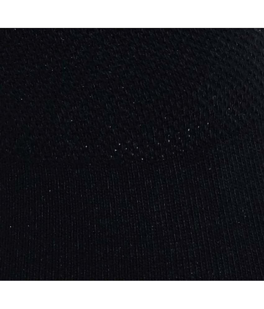 RC. ROYAL CLASS - Cotton Men's Solid Black Ankle Length Socks ( Pack of 3 )