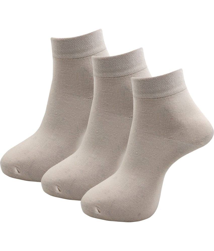 RC. ROYAL CLASS - Cotton Men's Self Design Beige Ankle Length Socks ( Pack of 3 ) RC. ROYAL CLASS - Cotton Men's Self Design Beige Ankle Length Socks ( Pack of 3 )