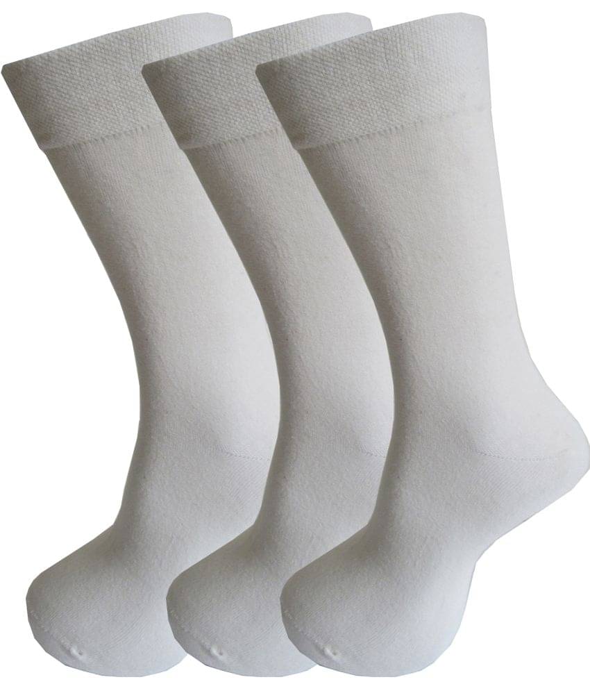 RC. ROYAL CLASS - Cotton Men's Solid White Mid Length Socks ( Pack of 3 ) RC. ROYAL CLASS - Cotton Men's Solid White Mid Length Socks ( Pack of 3 )