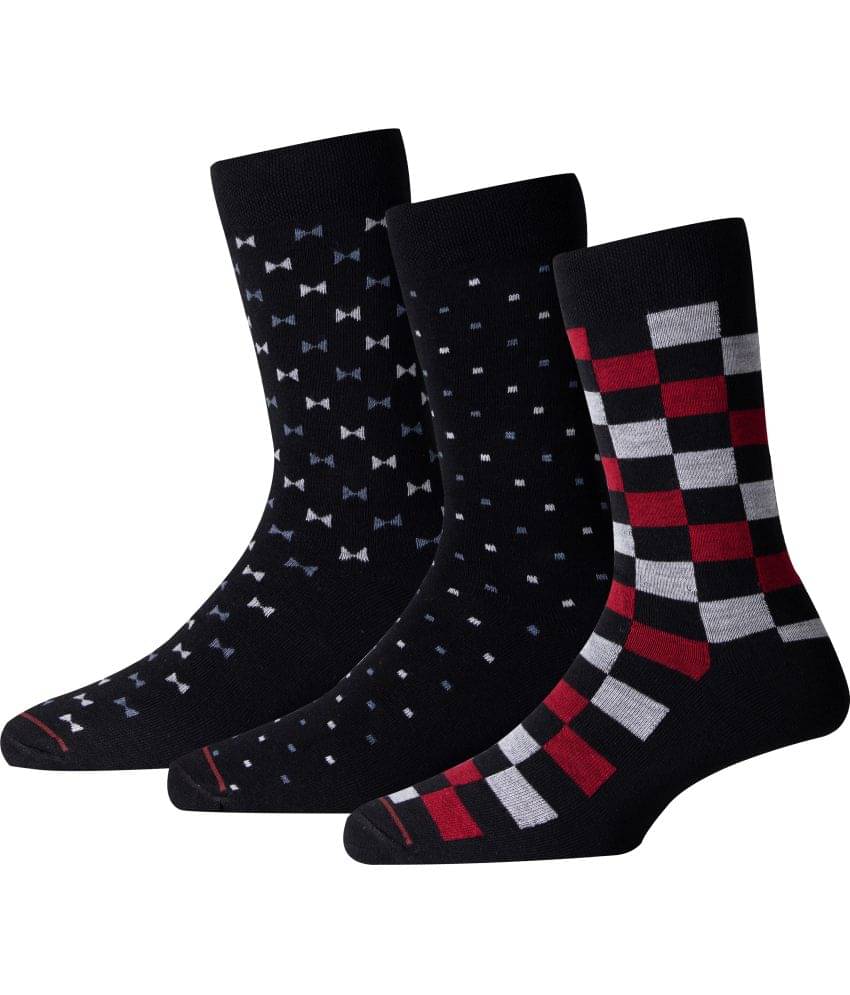 RC. ROYAL CLASS - Cotton Men's Self Design Black Mid Length Socks ( Pack of 3 ) RC. ROYAL CLASS - Cotton Men's Self Design Black Mid Length Socks ( Pack of 3 )